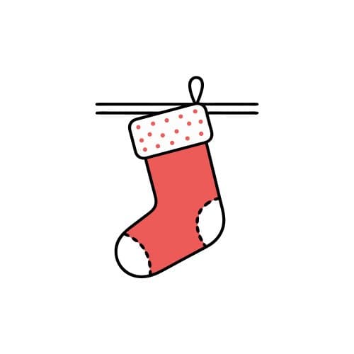 Christmas stocking hanging (1)