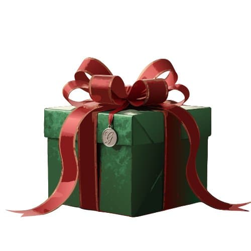 Gift box with ribbon (1)