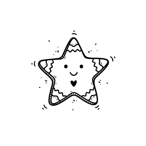 Gingerbread cookie star (1)
