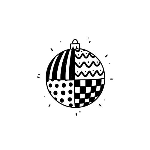 Ornament ball with patterns (1)