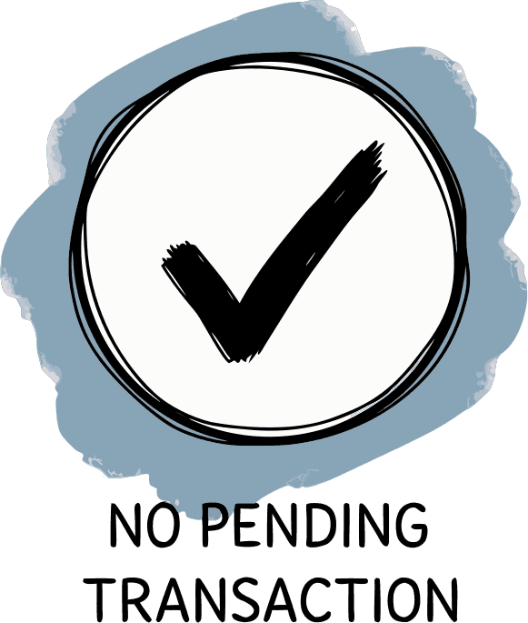 just a logo showing no pending transaction  - Free AI SVG Vector Illustration and PNG