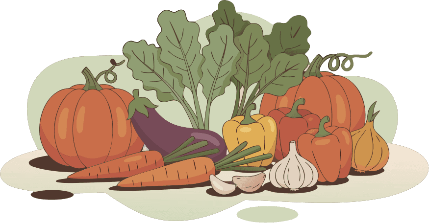 a bunch of vegetables - Free AI SVG Vector Illustration and PNG