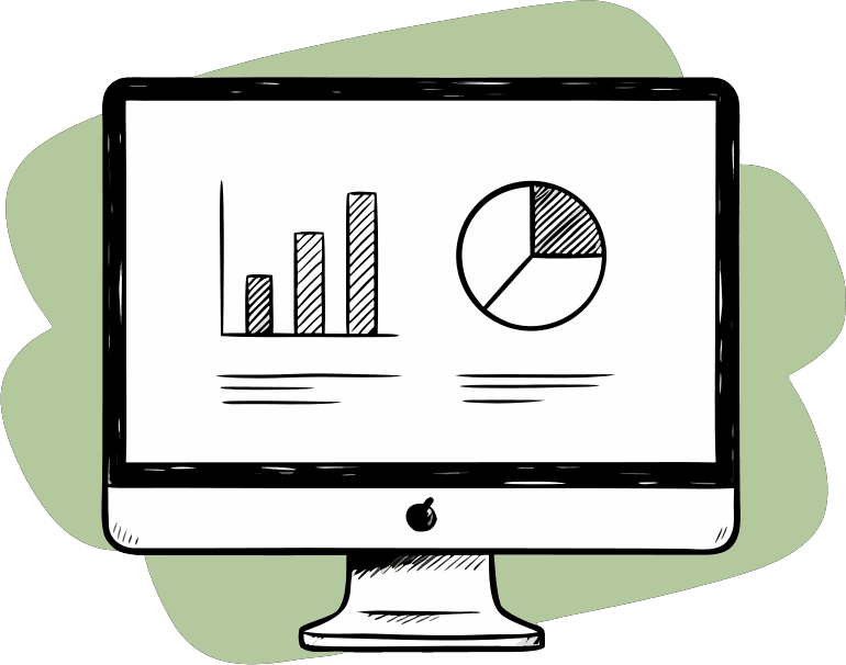 Financial dashboard vector. - Free AI SVG Vector Illustration and PNG