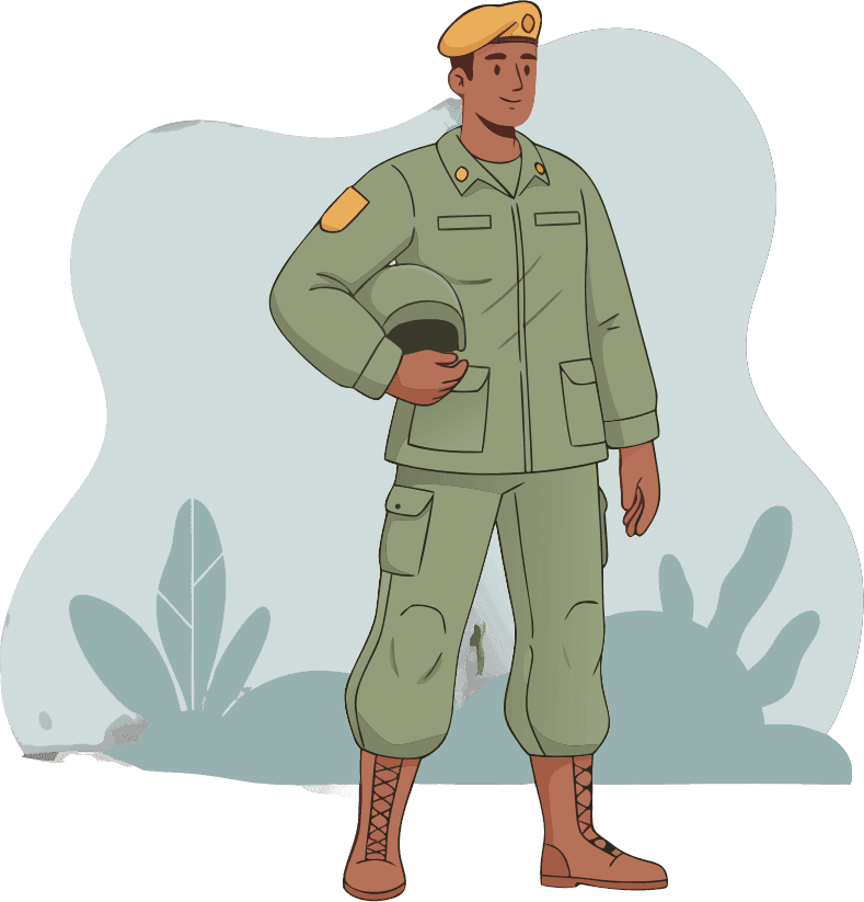 a soldier guy - Free AI SVG Vector Illustration and PNG
