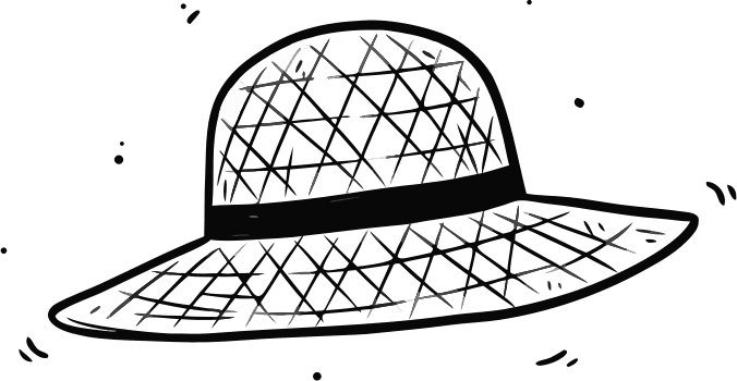 A strawhat - Free AI SVG Vector Illustration and PNG