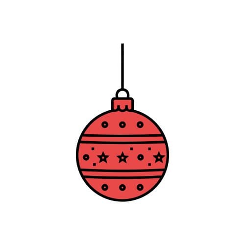 Christmas ornament ball