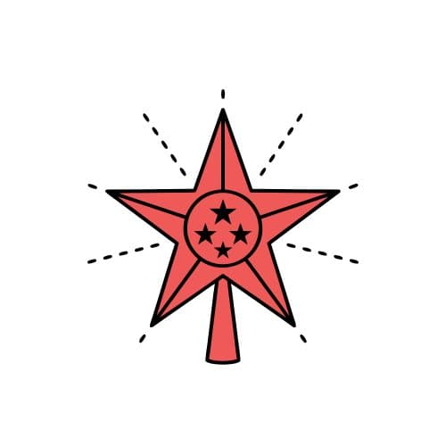 Christmas star topper